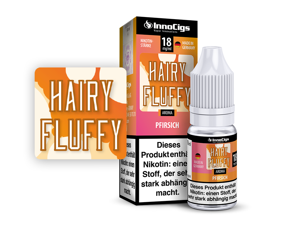 Hairy Fluffy Pfirsich  - InnoCigs Liquid für E-Zigaretten