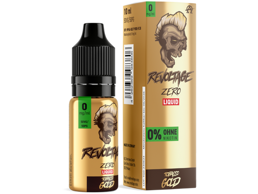 Revoltage - Hybrid Nikotinsalz Liquid - Tobacco Gold - 0mg